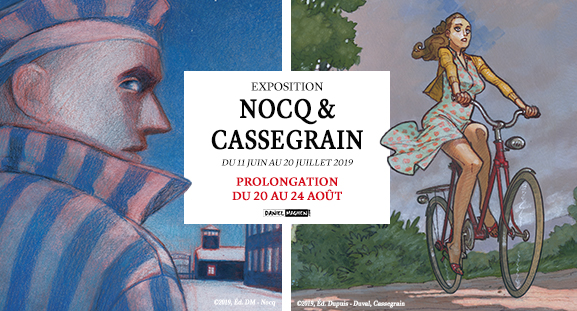 Exposition Didier Cassegrain et Gatan Nocq, du 11 juillet au 20 juillet,  la galerie Daniel Maghen